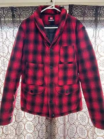 QUIK SILVER 버팔로 체크 블루종