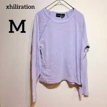 xhiliration [ M ] 긴팔 티셔츠 퍼플 무지