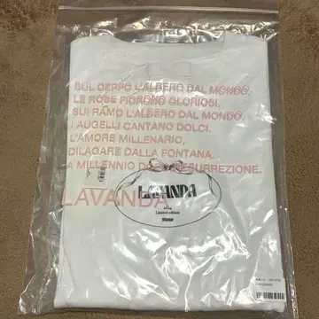 새상품 LAVANDA POPUP 한정판 롱T