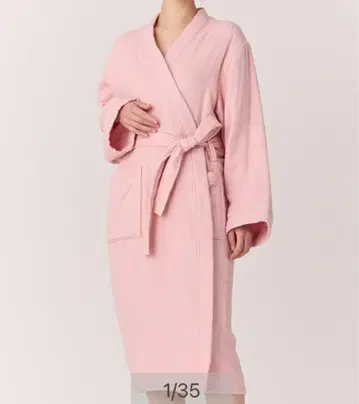 Uchino 단면 거즈 목욕 가운
