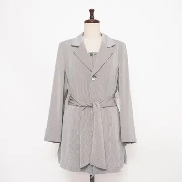 HIS MISS 셋업 튜닉 자켓 블랙 M 상당*HD593