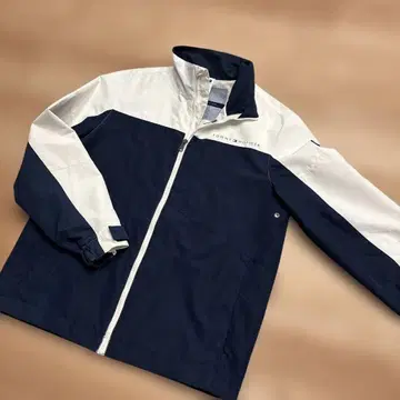 TOMMY HILFIGER 나일론 자켓 네이비/화이트