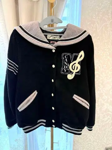 캔디 스트리퍼 세일러 카라 블랙 점프 사이즈 1 온프와 별