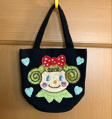 컬리 컬렉션 스팽글 토트백 딸기짱