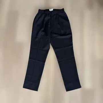 Narcissus 블랙 슬랙스 허리밴딩