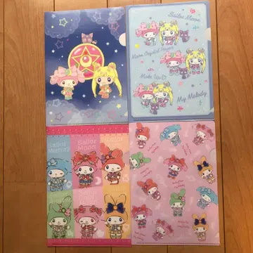 세일러문 마이멜로디 클리어 파일 4장 세트