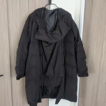 인기 SWEET MOMMY 마마 코트 블랙 롱 다운 자켓 LL