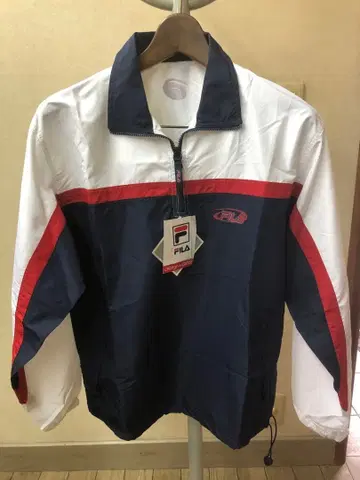 FILA 나일론 자켓 S 사이즈 네이비 US 사이즈 일본 M~L 사이즈
