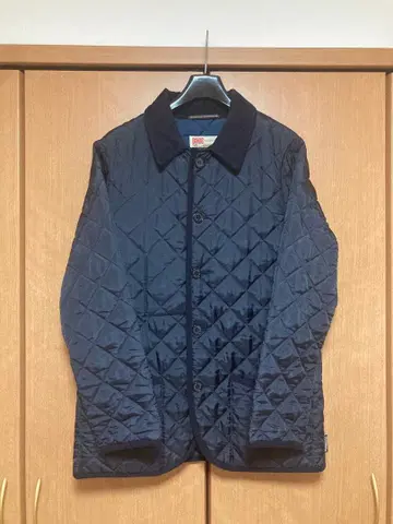 트래디셔널 웨더웨어 퀼팅 자켓 네이비 40