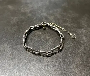 VINTAGE 빈티지 실버 925 말발굽 체인 팔찌