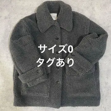 CLANE RIDGE POCKET BOA OVER COAT 사이즈 0