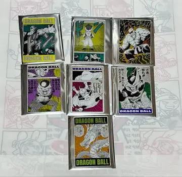 드래곤볼 메탈릭 아크릴 카드 컬렉션 7종 세트