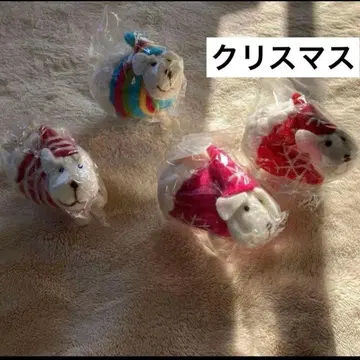 크리스마스 트리 장식 새상품 양 펠트 오너먼트 4개 세트 SALE