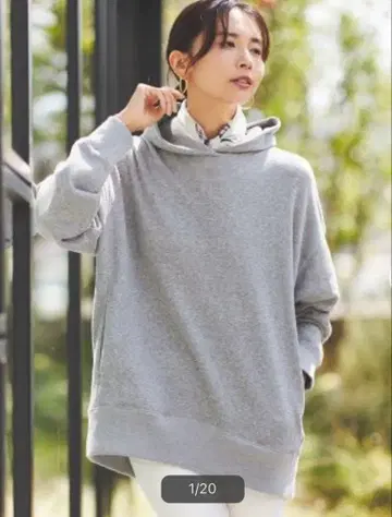 23구 코튼 쭈리 후디 32 S 사이즈