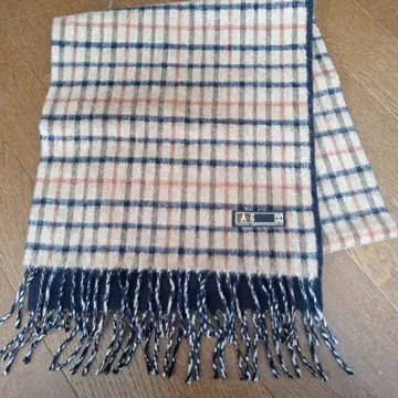 DAKS 체크 무늬 머플러