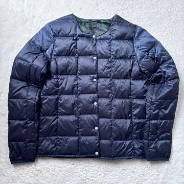 새상품급 TAION 네이비 다운 자켓 M 다운 90% 페더 10%