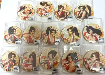 시라누이마이 복권 콜렉션 캔뱃지 SNK KOF 14종 세미 컴프