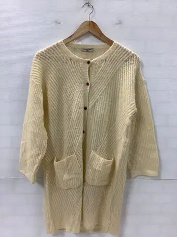 12.3 A231P 사만사 모스모스 니트 가디건 크림색