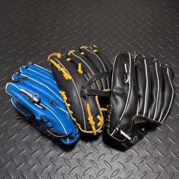 야구 그로브 3개 세트 파랑 블랙 블랙주황