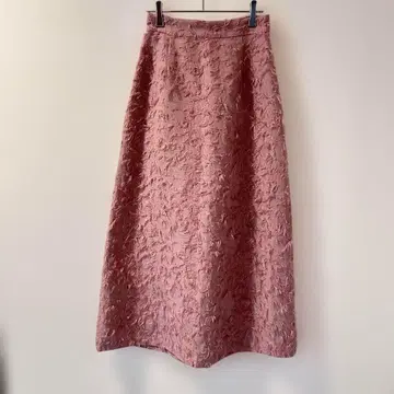 엔도트 롱 스커트 샤기 소재 에이라인 플레어 경사 의류