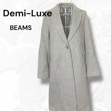 Demi-Luxe BEAMS 데밀크스 빔즈 울 체스터 코트