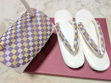 후리소데 잡화 성인식 일본 의류용 백과 일본 나막신 세트