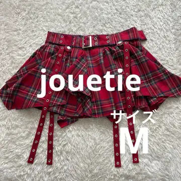 jouetie 아시메 헴 벨티드 미니 스커트