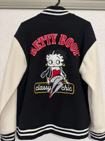 BETTY BOOP 자수 스카잔