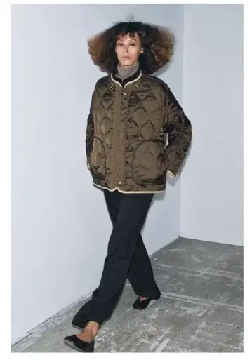 ZARA ZW COLLECTION 리버서블 퀼팅 자켓 S