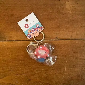 미야쿠미야쿠 입체 마스코트 클리어 컬러 키링 키티
