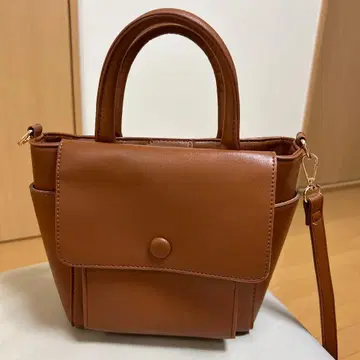 브라운 핸드백 숄더백
