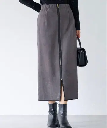 LAVEANGE 그레이 타이트 스커트 LL