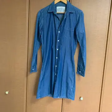 Frank & Eileen Ray 셔츠 원피스 블루