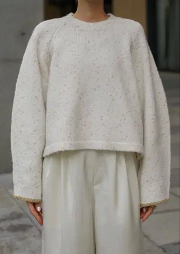 Ellie 라메 낫 니트