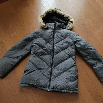 다크 그레이 퀼팅 다운 자켓 L 사이즈