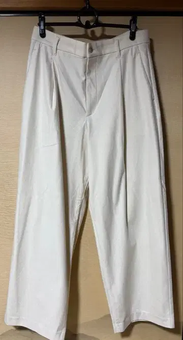 MUJI 턱 와이드 팬츠