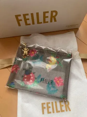 페이러 하이디 메쉬 파우치 베이지 S