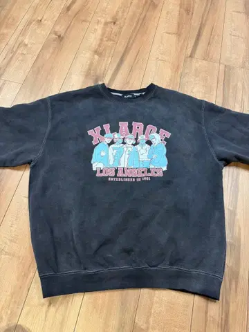 XLARGE 다크 그레이 맨투맨