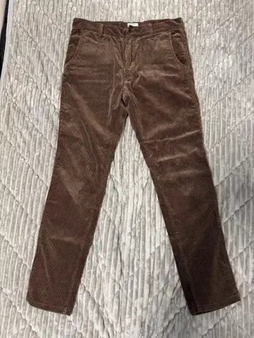 varde77 테이퍼드 코듀로이 팬츠