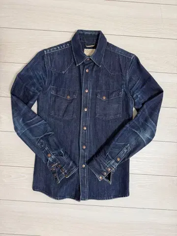 Nudie Jeans 셀비지 웨스턴 셔츠 XS 사이즈