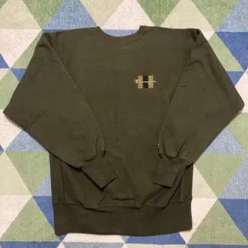 90s Champion 밀리터리 리버스 위브 자수 택 XL USA제