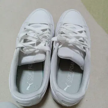 PUMA 화이트 스니커즈 27cm