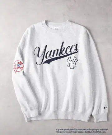 [ 새상품급 ] MLB 뉴욕 양키스 맨투맨 그레이