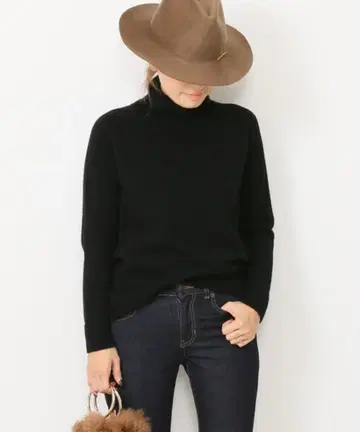 새상품급 DeuxiemeClasse CHESS 울 터틀넥 풀오버