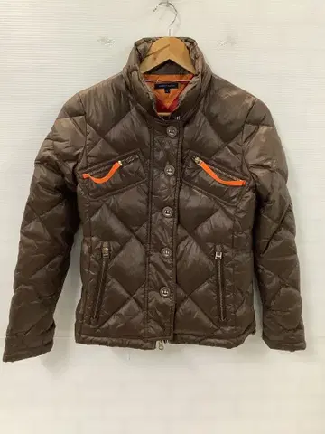 12.3 A233P TOMMYHILFIGER 다운 자켓 브라운 S