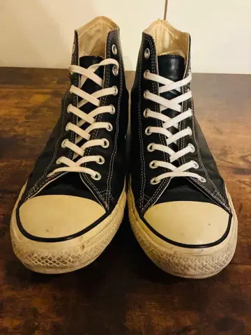 컨버스 올스타 가죽 블랙