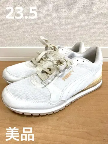 새상품급 스니커즈 PUMA 385510.12L 화이트