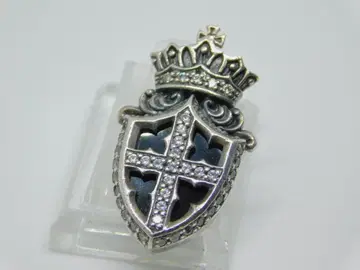 아르테미스 클래식 오닉스 엠블럼 쉴드 목걸이 빅 사이즈