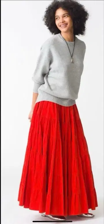 Ron Herman 코듀로이 플레어 스커트