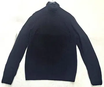 유니클로 캐시미어 100% 터틀넥 스웨터 블랙 니트 M 여성용